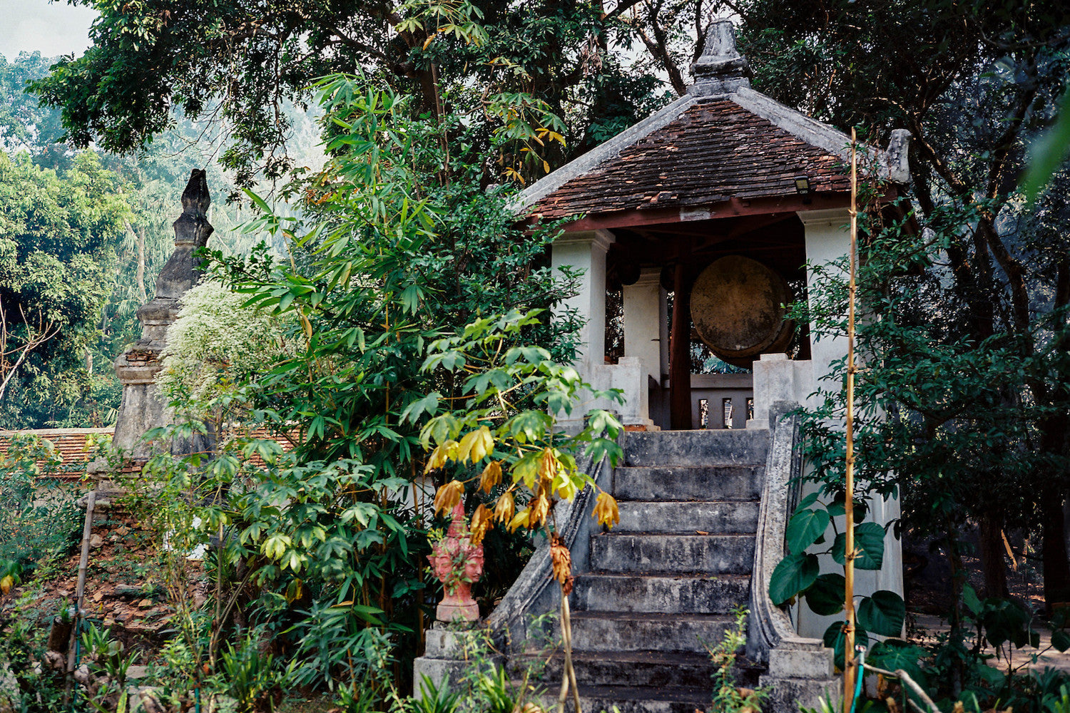 THE CHOMPET PILGRiM'S PATH IN LUANG PRABANG, LAOS