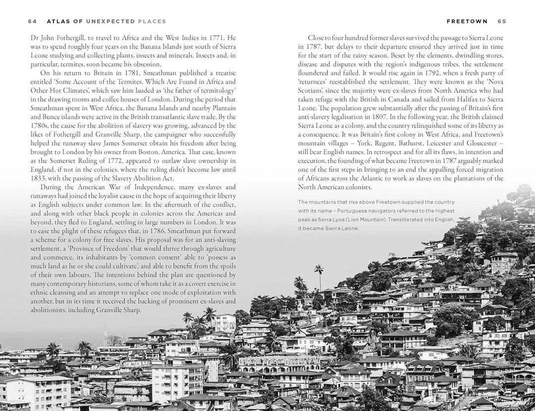 Elborough, Travis - Atlas of Unexpected Places: Haphazard Discoveries, Chance Places and Unimaginable Destinations | Book